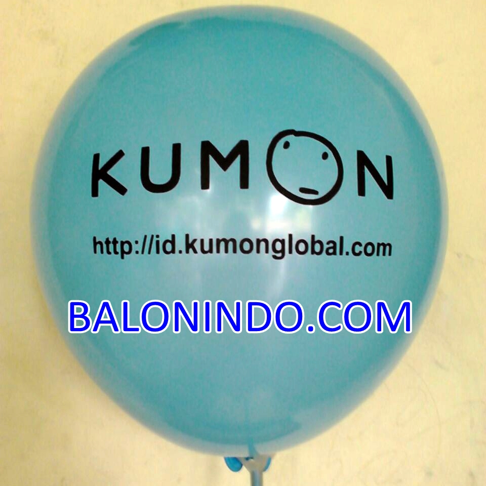 balon latex print kumon